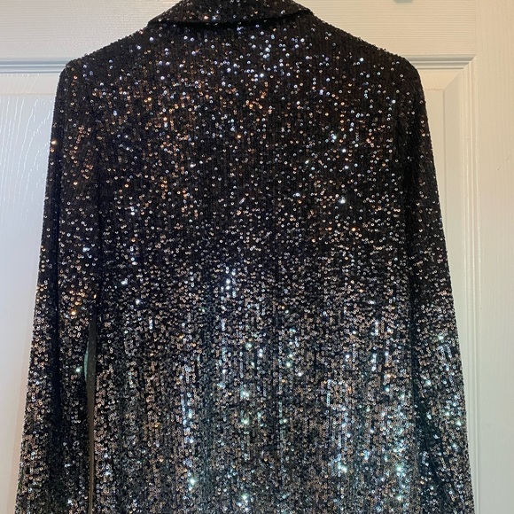 Cable and Gauge jacket open sequin blazer - Picture 6 of 11